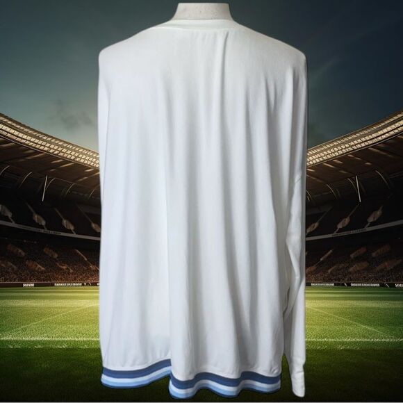 Team Apparel Womens White Denver Broncos Crewneck Sweatshirt Size XXL - Picture 3 of 4